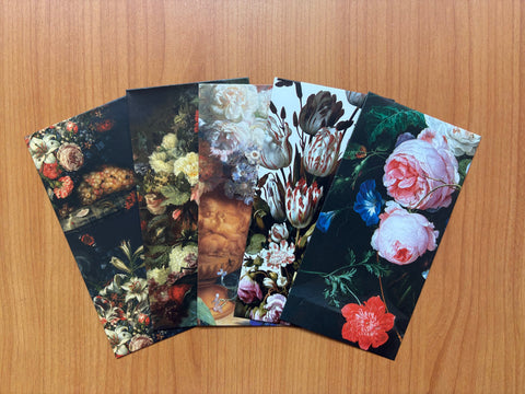 Dark floral portraits money envelopes in jumbo and horizontal sizes--for weddings, Eid and Christmas