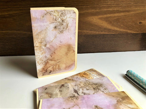 hanakrafts x melo.handmades Mother's Day collection: hand-dyed mini notecard set (set of 4 cards only)