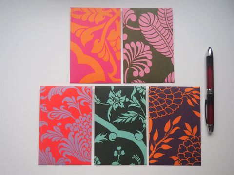 Bold flourishes money envelopes for Eid, Christmas, CNY and boho weddings--set of 5 in wide design