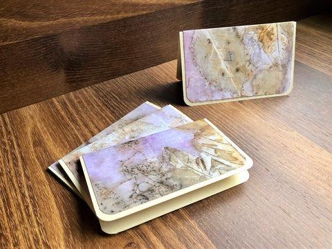 hanakrafts x melo.handmades Mother's Day collection: hand-dyed mini notecard set (set of 4 cards only)