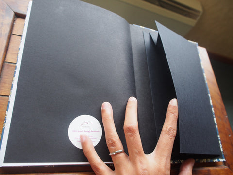 Handmade journals with beautiful Italian floral hardcovers in various colours