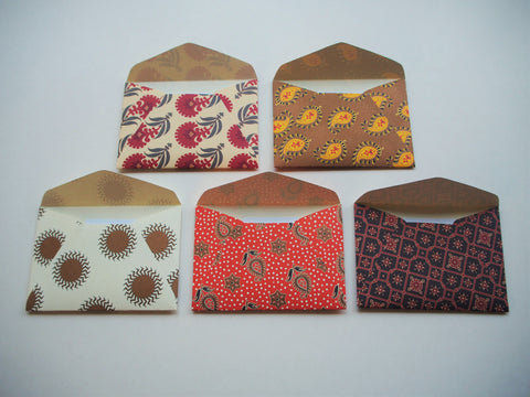 Indian traditional motifs money envelopes