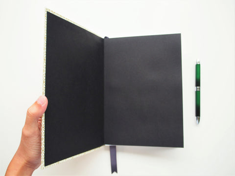 Handmade journals with beautiful Italian floral hardcovers in various colours