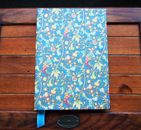 Handmade journals with beautiful Italian floral hardcovers in various colours