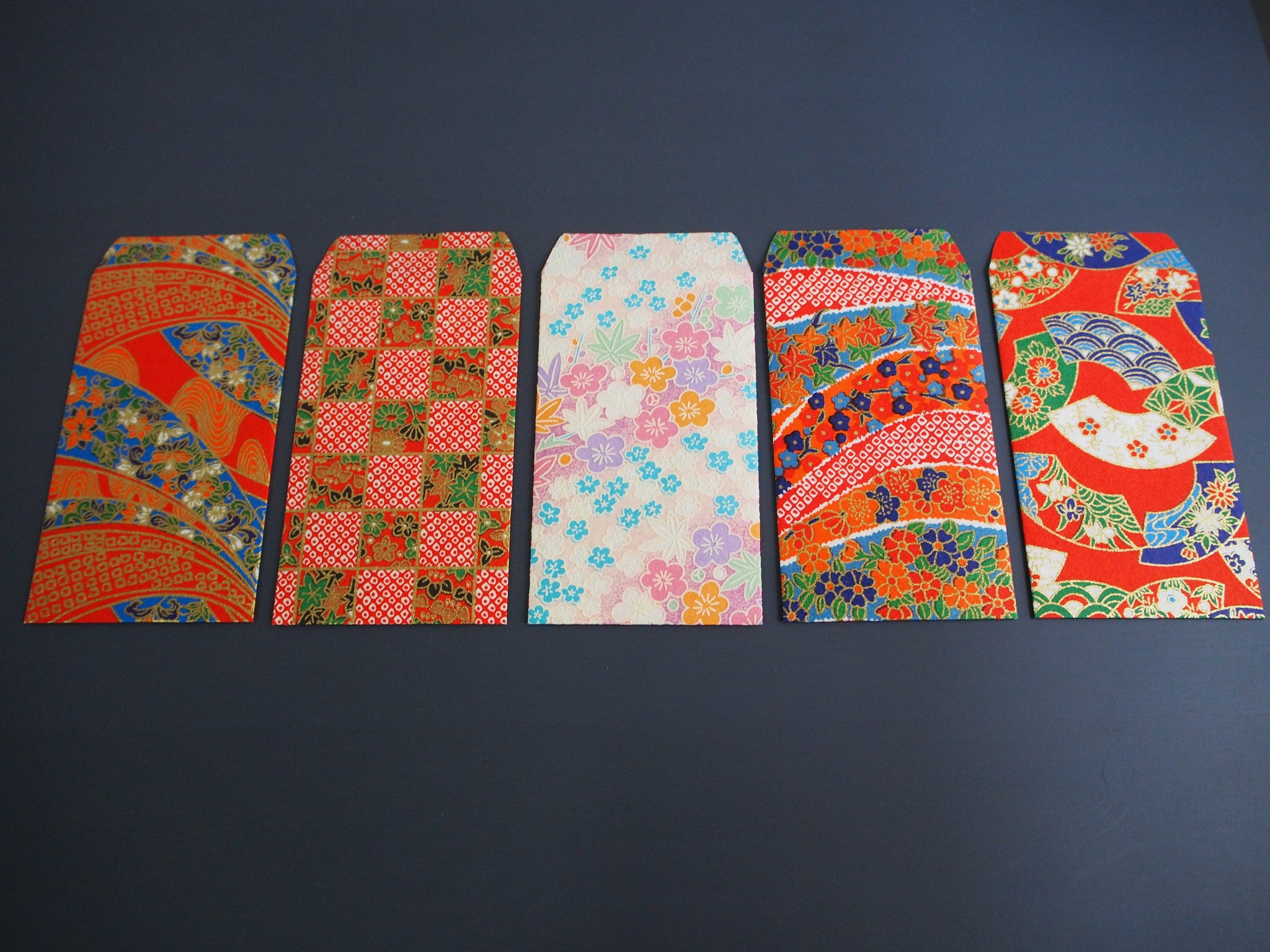 Jumbo premium origami money envelopes in silver, gold and pastel--set –  Hanakrafts