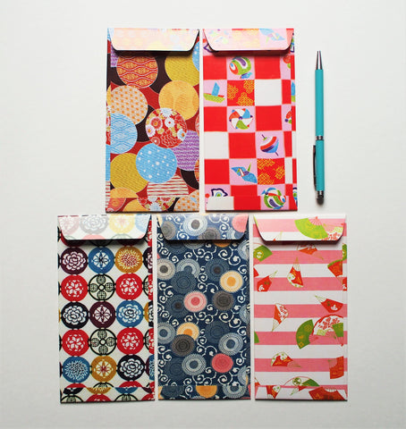 Playful and colourful jumbo-sized money envelopes, voucher holders or gift card holders for kids