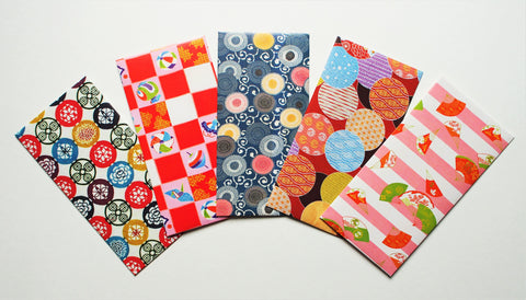 Playful and colourful jumbo-sized money envelopes, voucher holders or gift card holders for kids