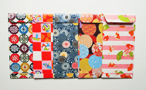 Playful and colourful jumbo-sized money envelopes, voucher holders or gift card holders for kids