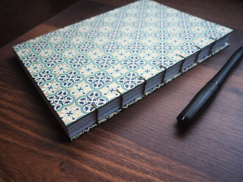 2021 year planner and organizer: hand-bound with exposed binding on the spine in 3 beautiful styles