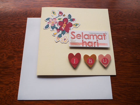 Mother's Day card in Malay: Selamat Hari Ibu
